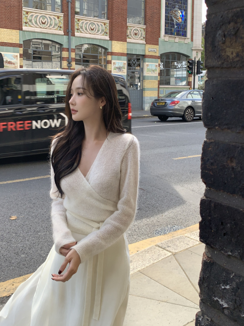 【即納】カシュクールシアーニット