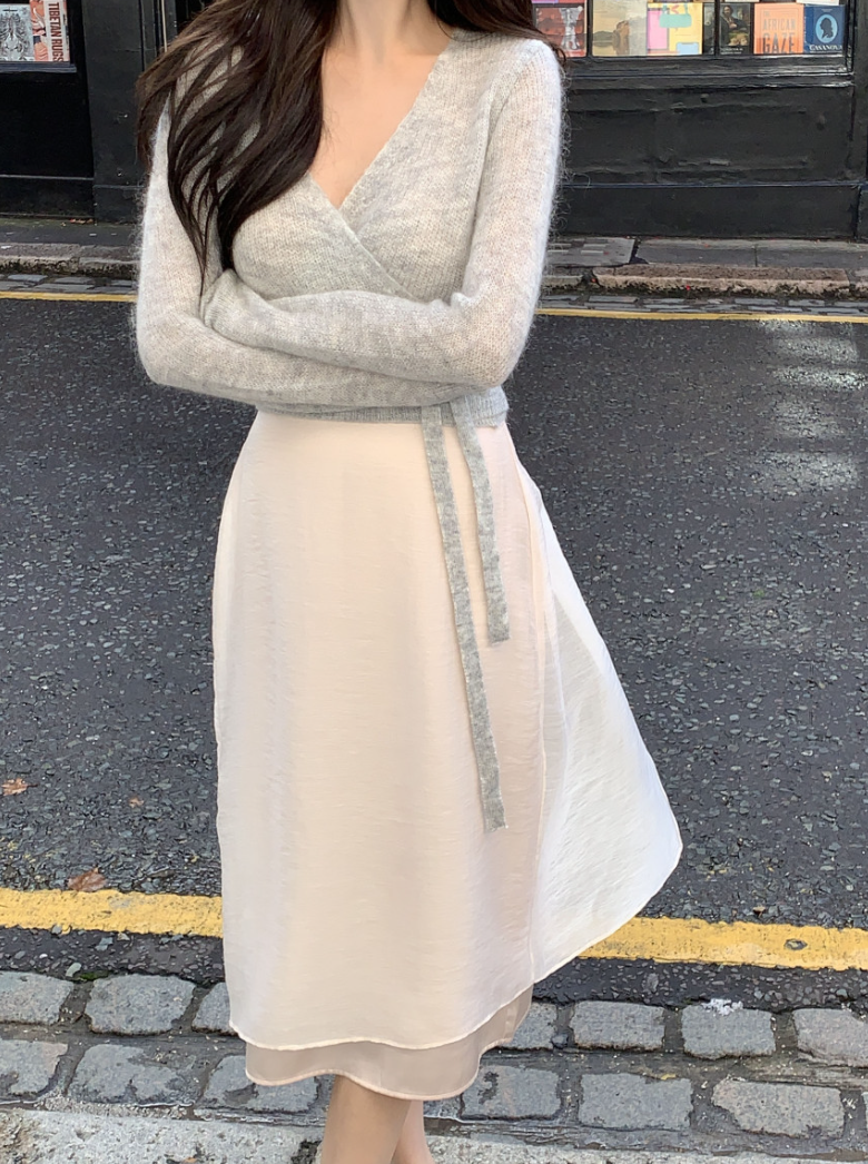 【即納】カシュクールシアーニット