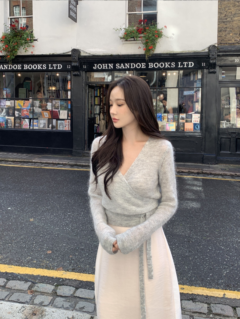 【即納】カシュクールシアーニット