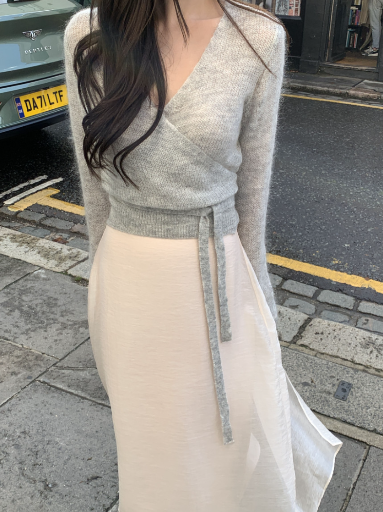 【即納】カシュクールシアーニット