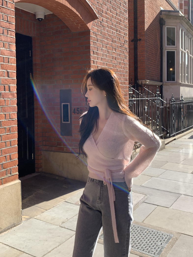 【即納】カシュクールシアーニット