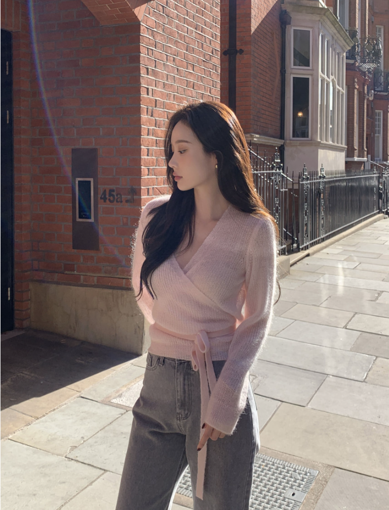 【即納】カシュクールシアーニット