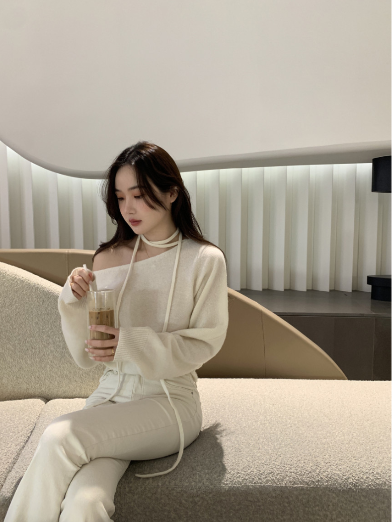 【即納】ネックストラップワンショルトップス