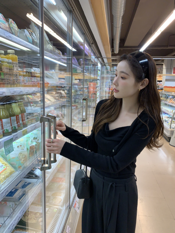 【一部即納】ドレープネックニットキャミセット