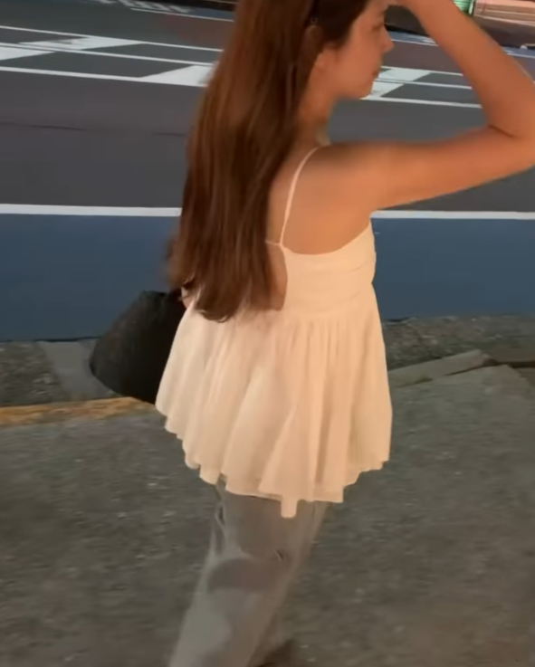 即納【新作 3/13(金)PM12:00~販売START】バックリボンギャザーキャミブラウス