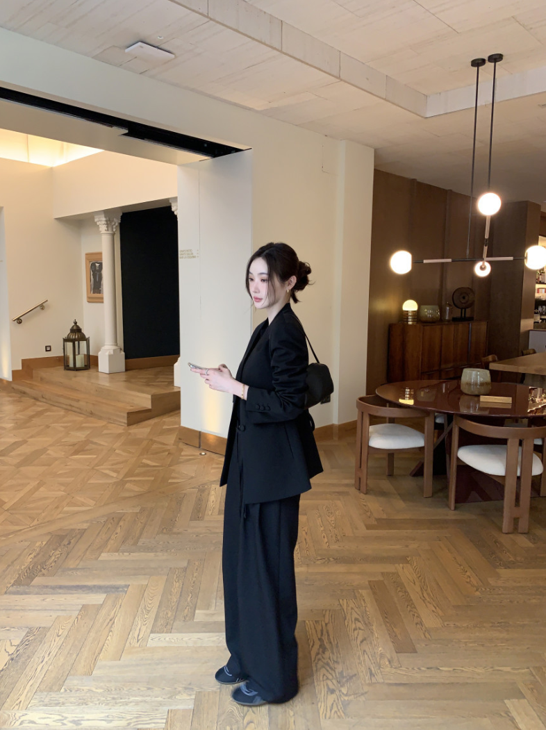 即納【新作 3/27(金)PM12:00~販売START】ミニマルノーカラーテーラードジャケット