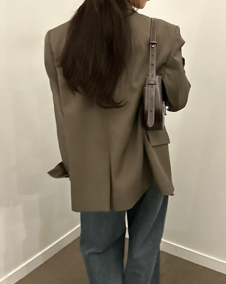 新作【即納】クラシックオーバーシルエットテーラードジャケット