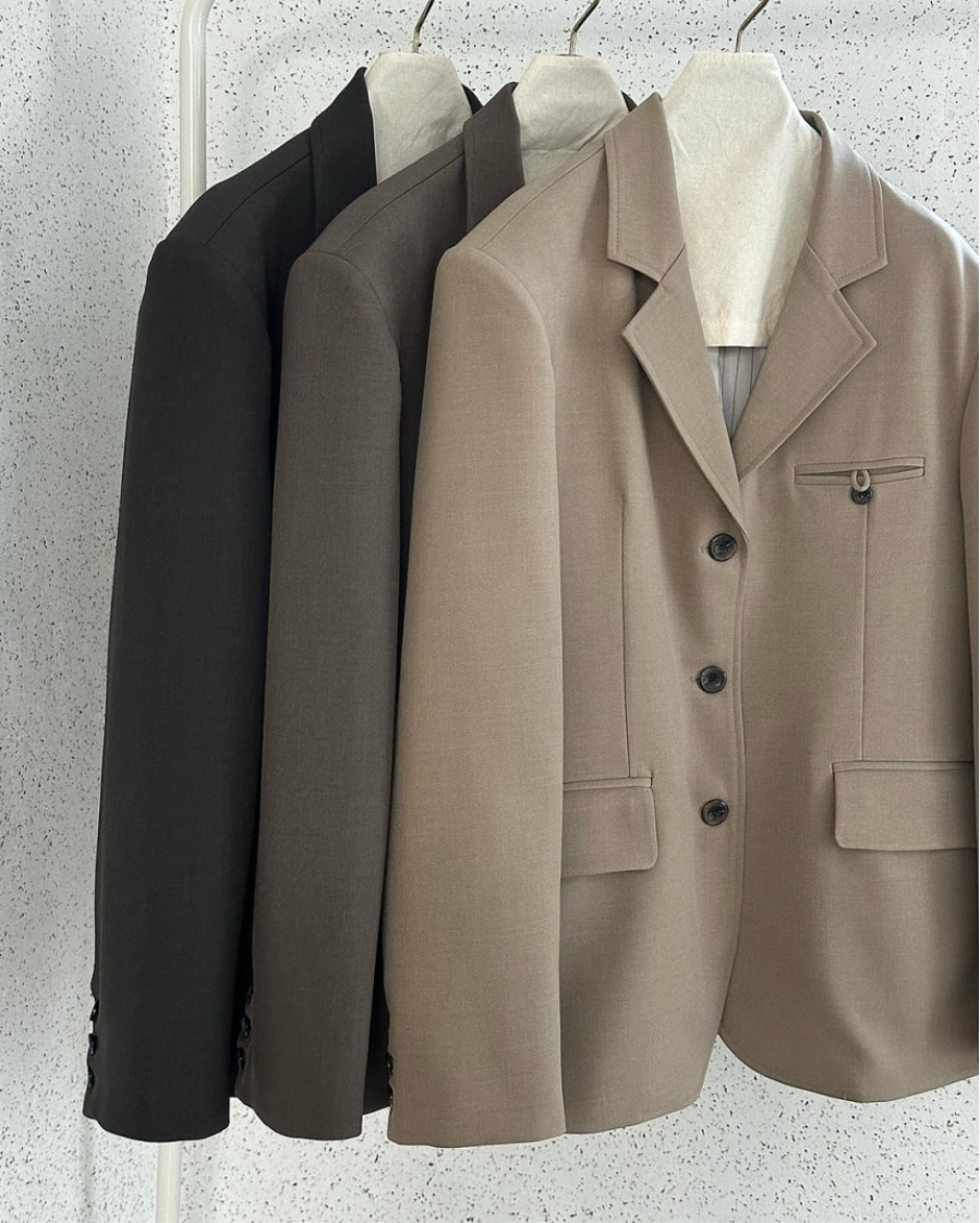新作【即納】クラシックオーバーシルエットテーラードジャケット