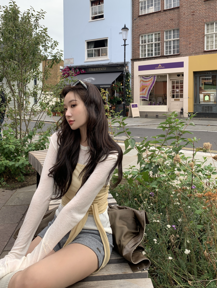 新作【即納】レイヤードリボンキャミトップス