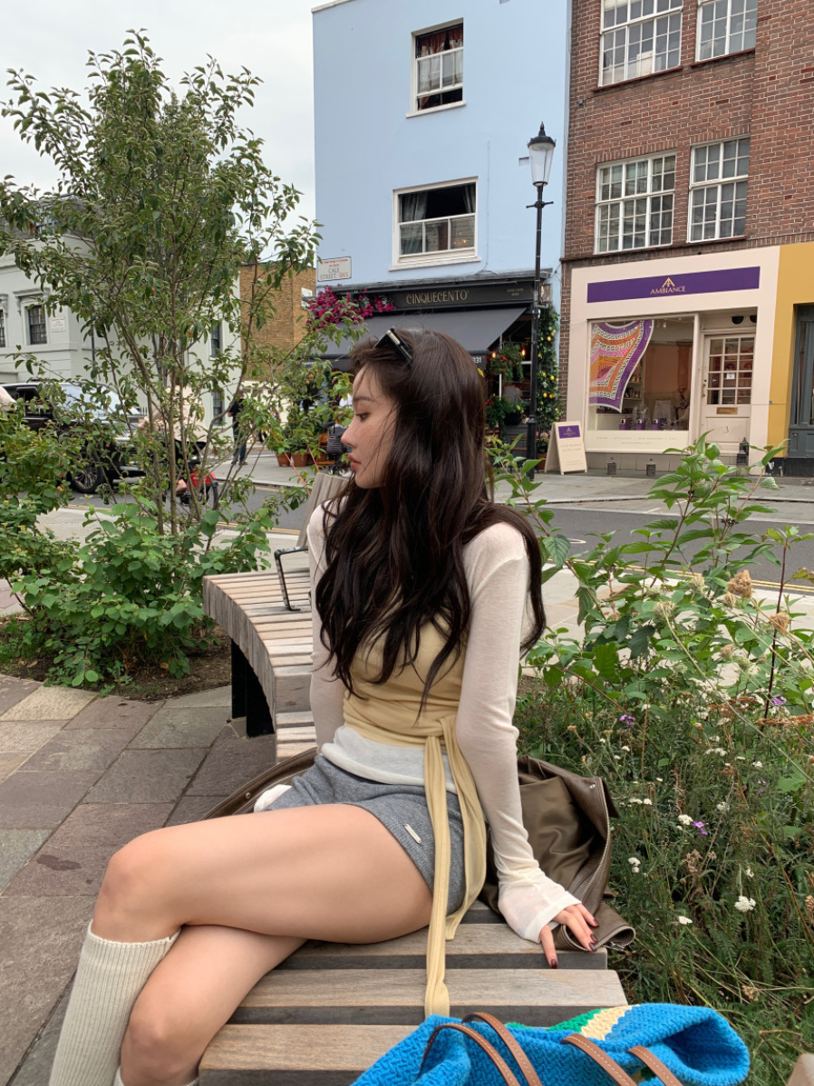 新作【即納】レイヤードリボンキャミトップス