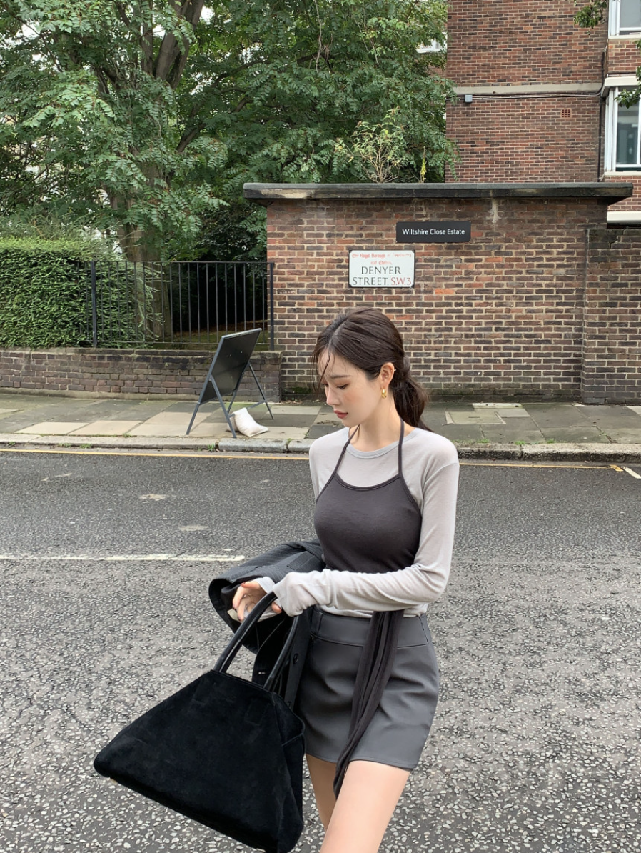 新作【即納】レイヤードリボンキャミトップス