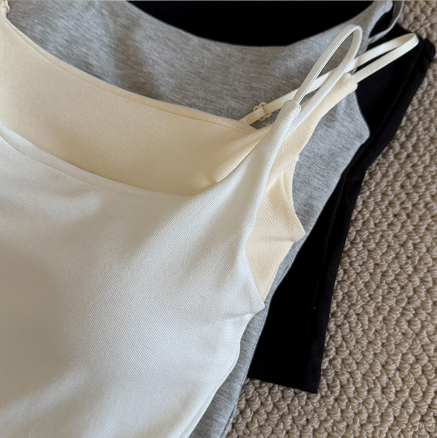 即納【新作 3/27(金)PM12:00~販売START】カップ付きキャミソール