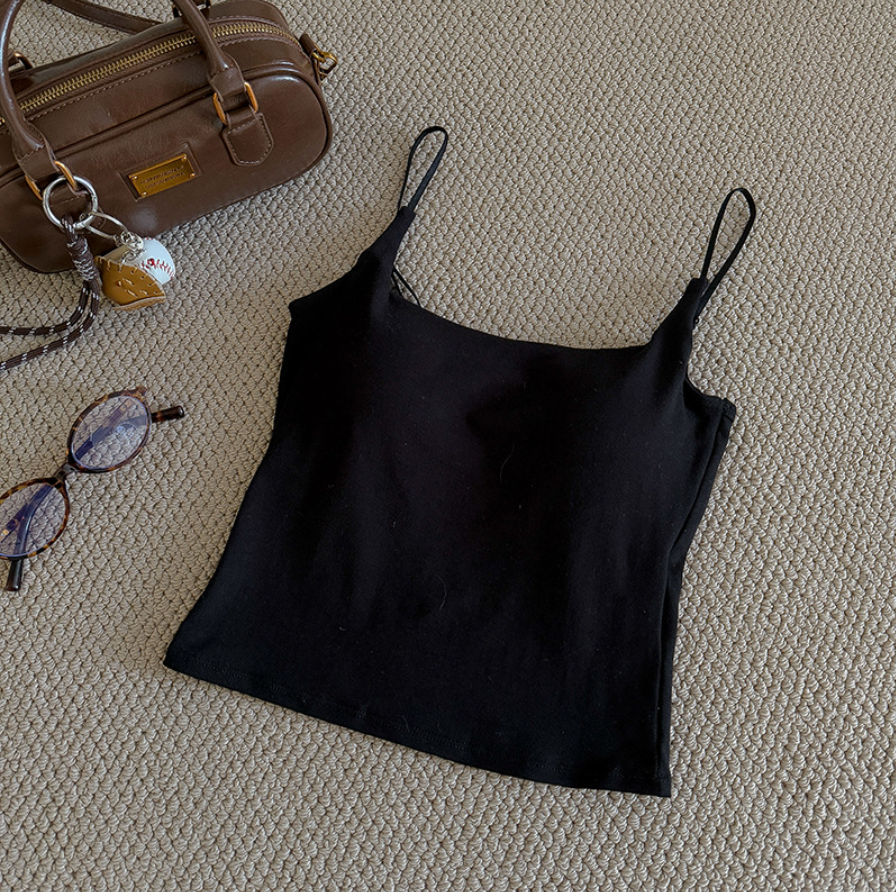 即納【新作 3/27(金)PM12:00~販売START】カップ付きキャミソール