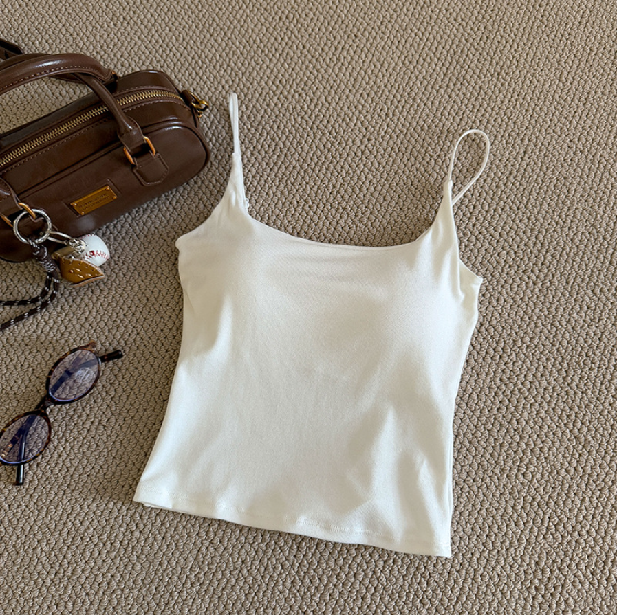 即納【新作 3/27(金)PM12:00~販売START】カップ付きキャミソール