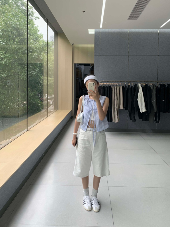 週末限定2BUY10%OFF|新作【即納 6/19(金)12:00~販売START】フロントリボンエアリートップス