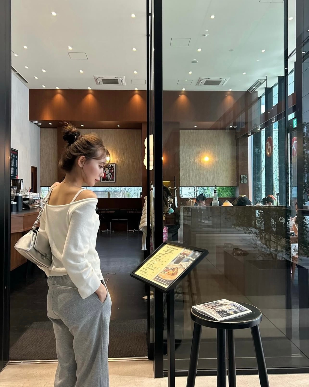 【即納】レイヤードオフショルダートップス