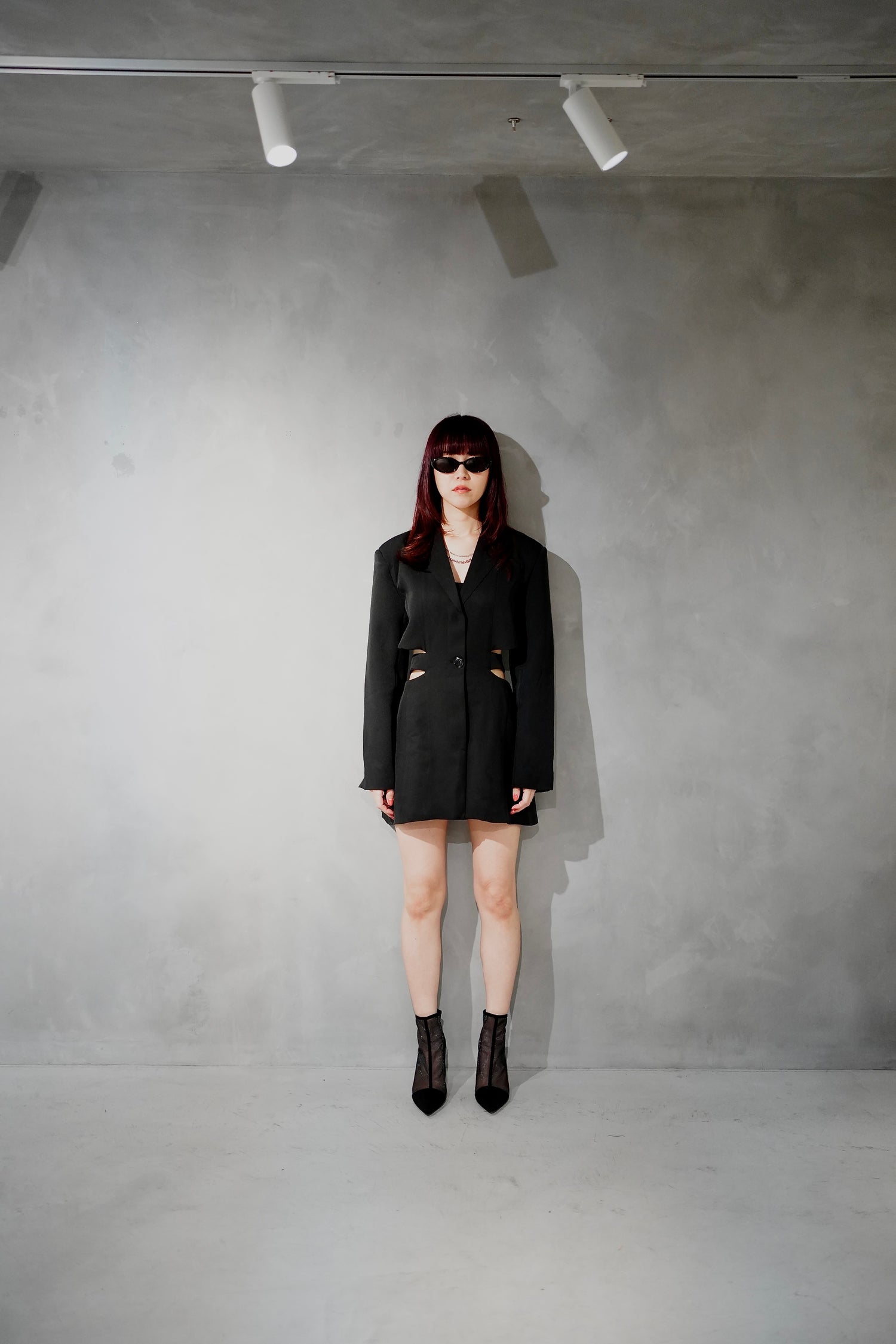 シースルーショートブーツ