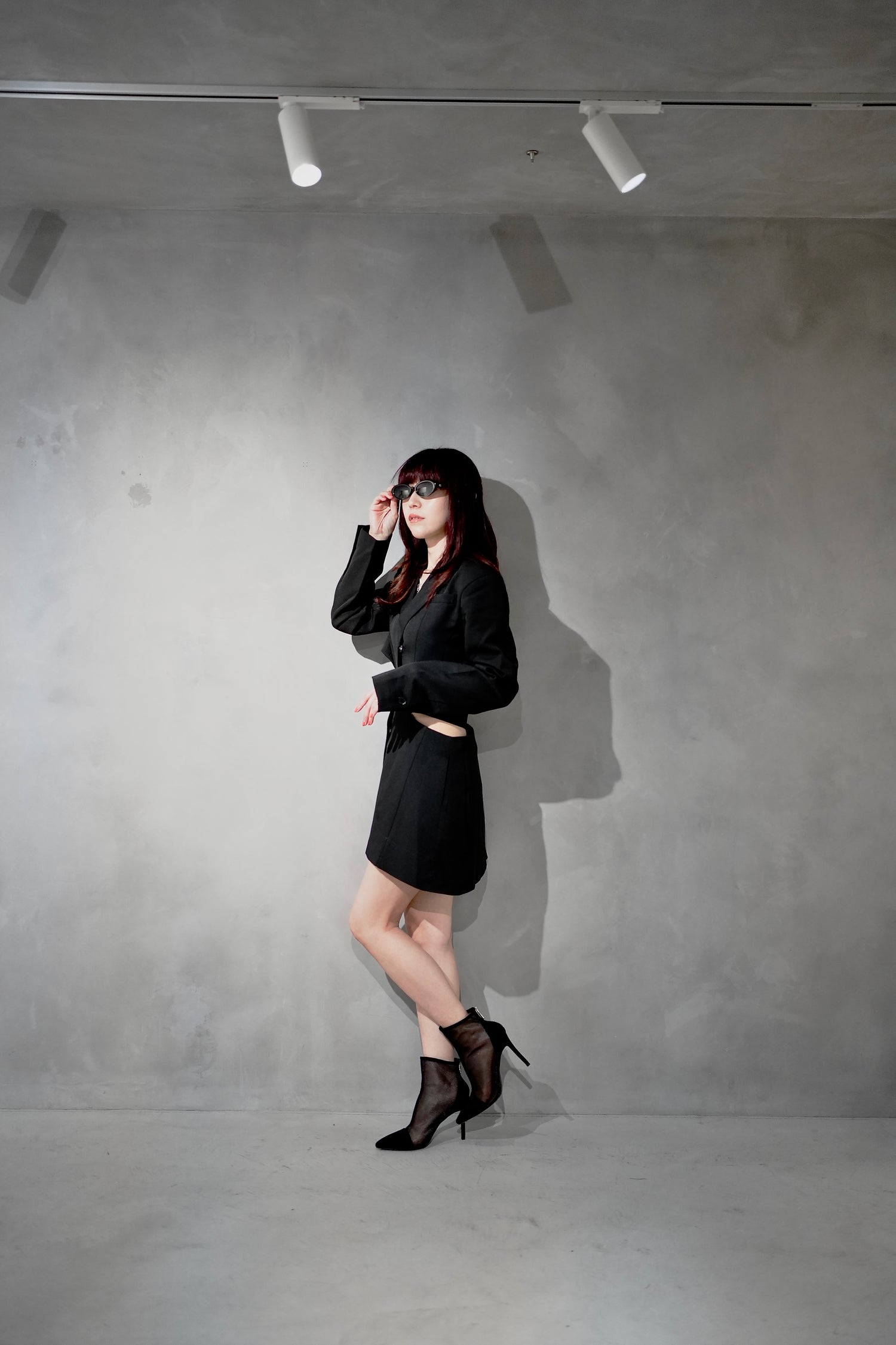 シースルーショートブーツ