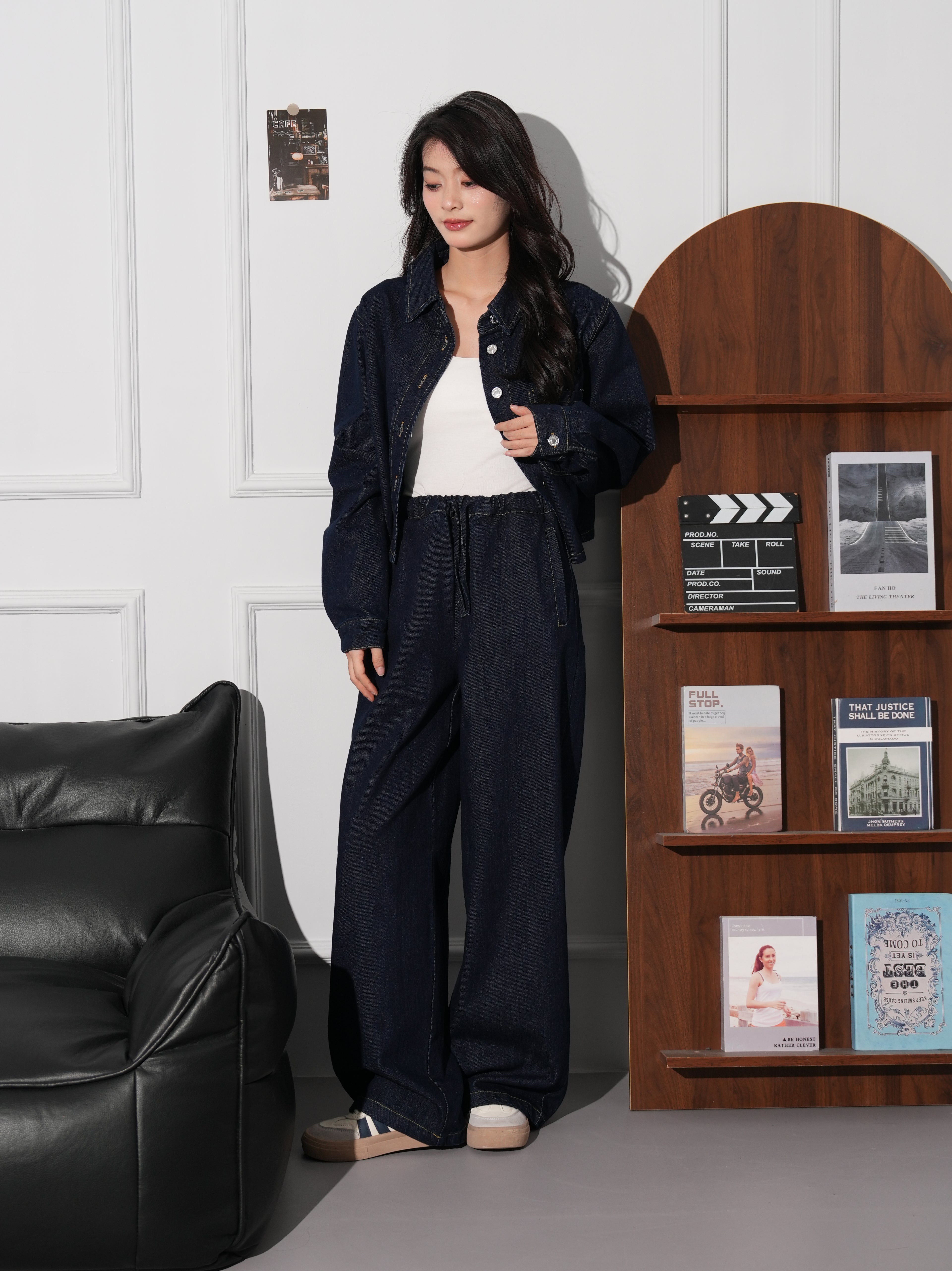 カジュアルデニムセットアップ