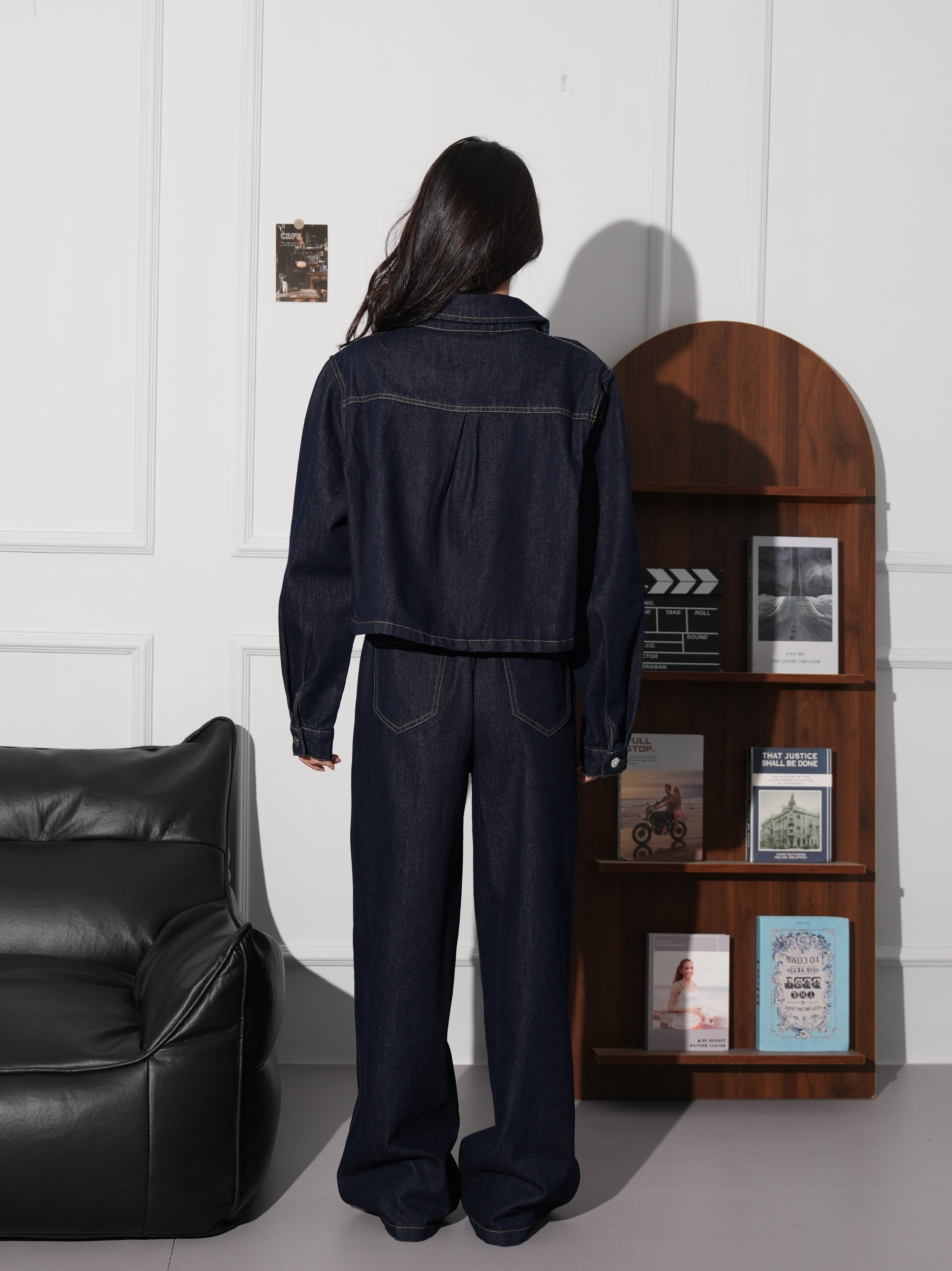 カジュアルデニムセットアップ