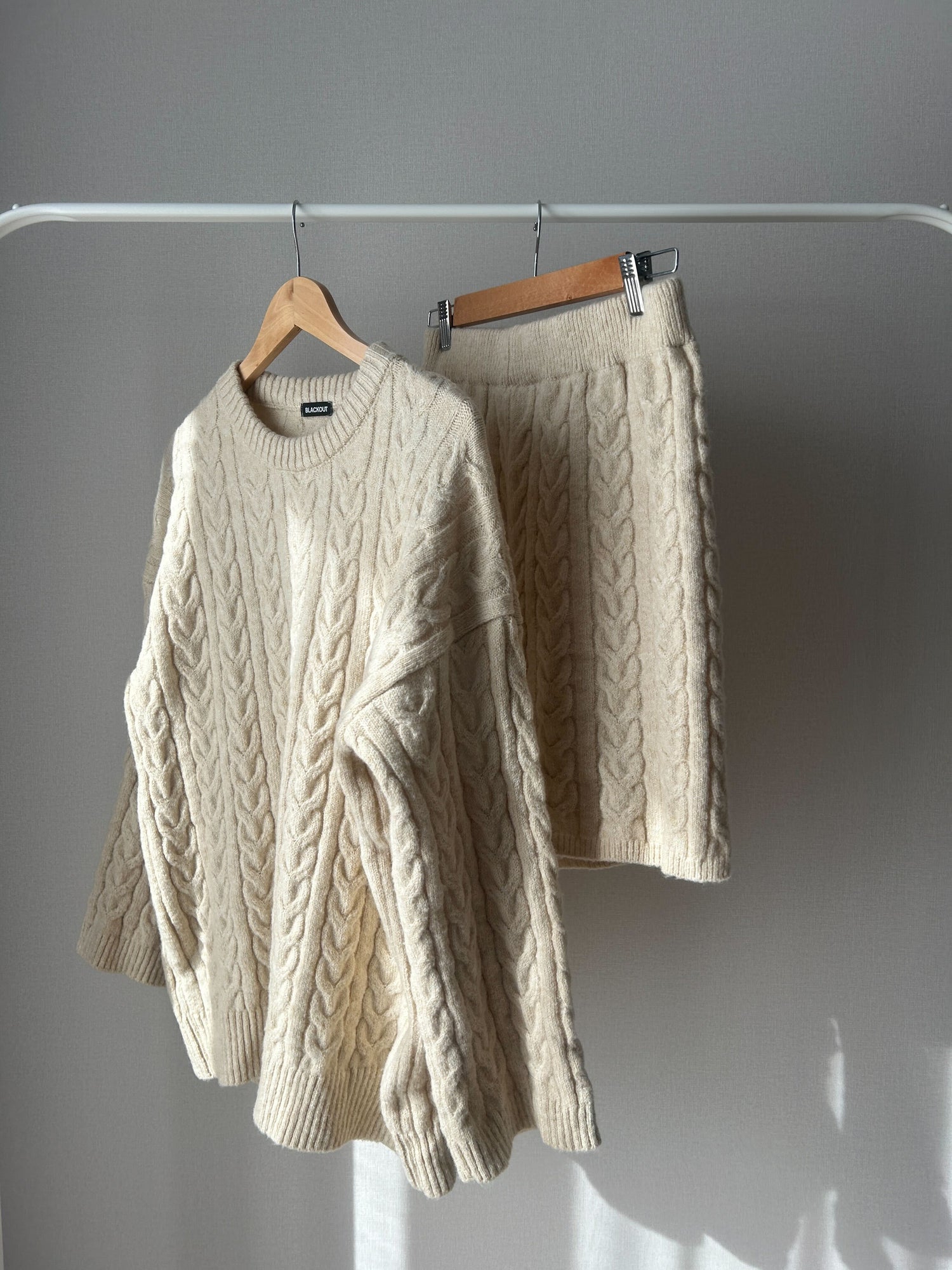 ケーブルニットセットアップ