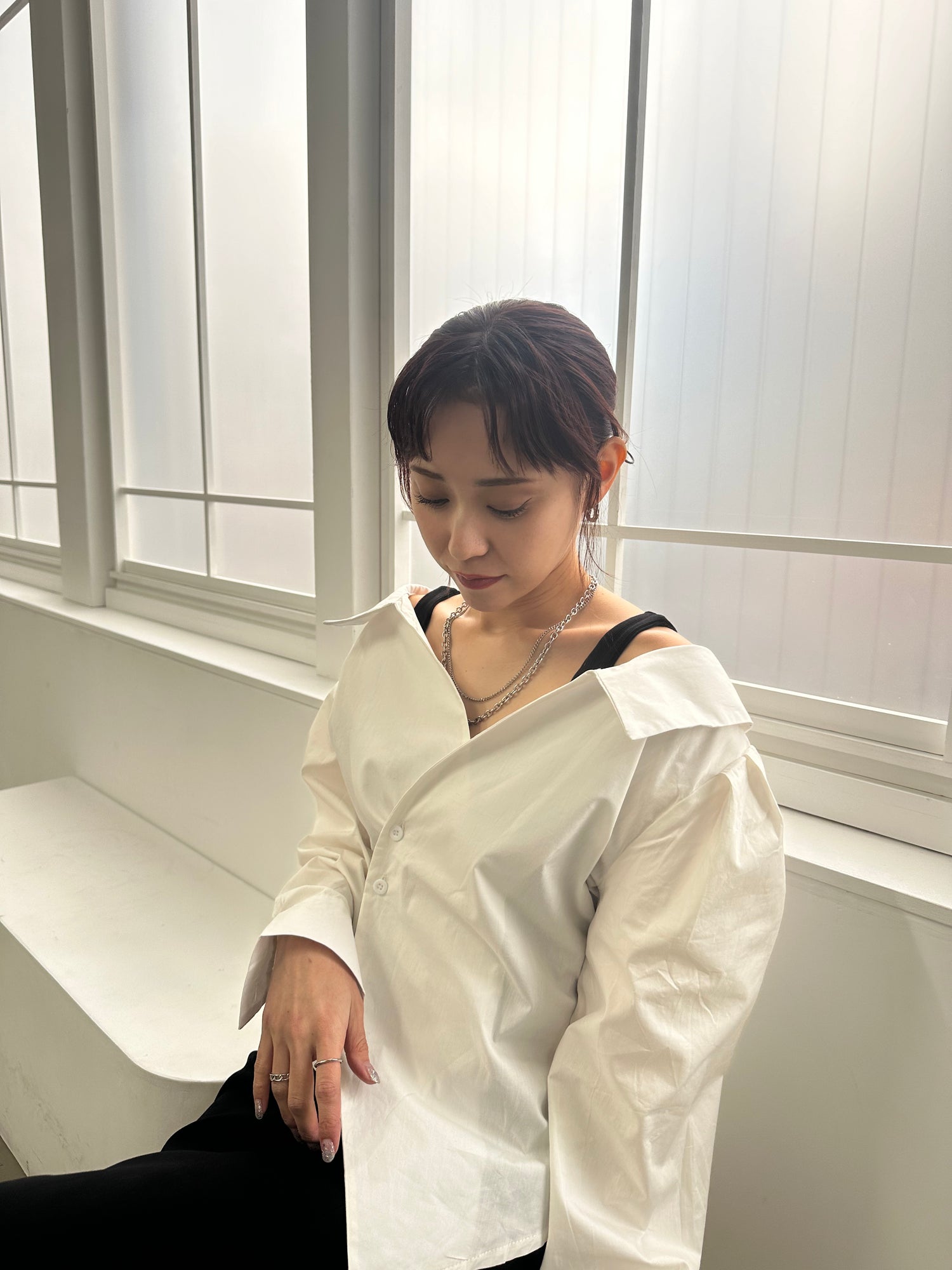 デザインシャツトップス