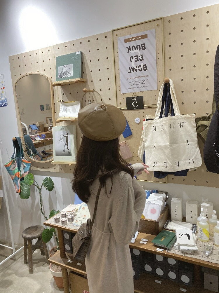 シンプルニットボタンワンピース