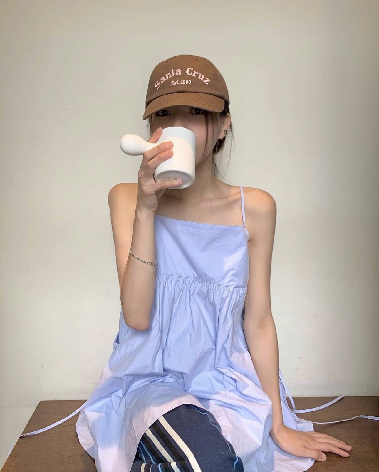 フレアティアードキャミソールトップス