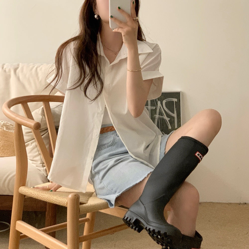 ベーシックオーバーフィットシャツ