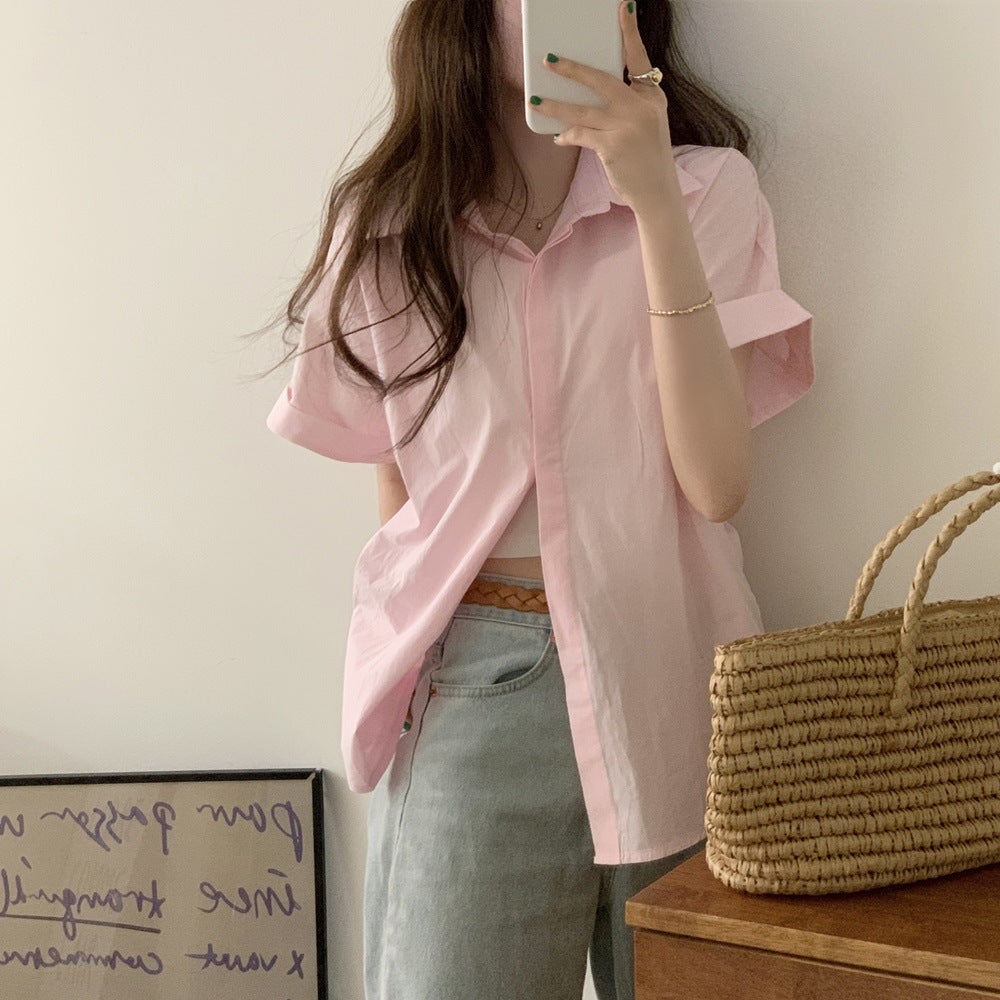 ベーシックオーバーフィットシャツ