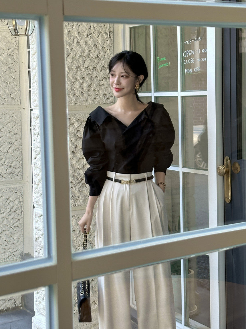 デザインシャツトップス