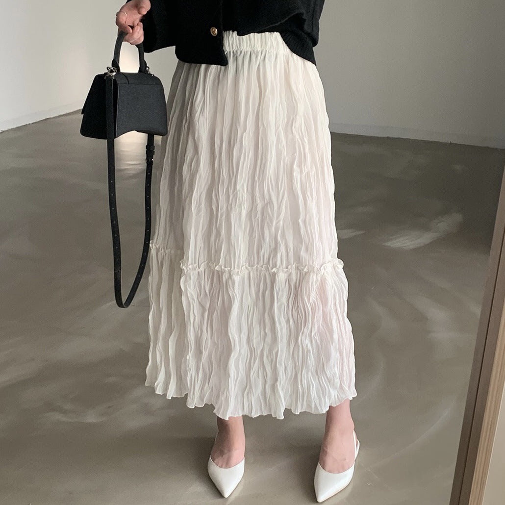 ティアードワッシャースカート