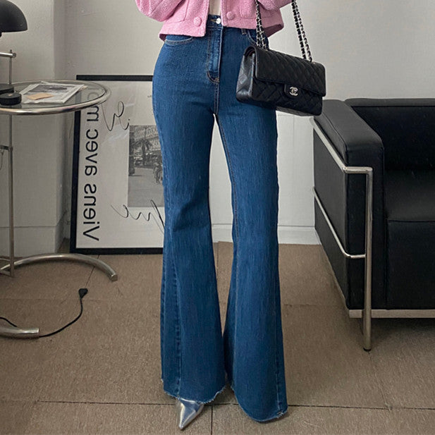 スリムラインフレアデニム