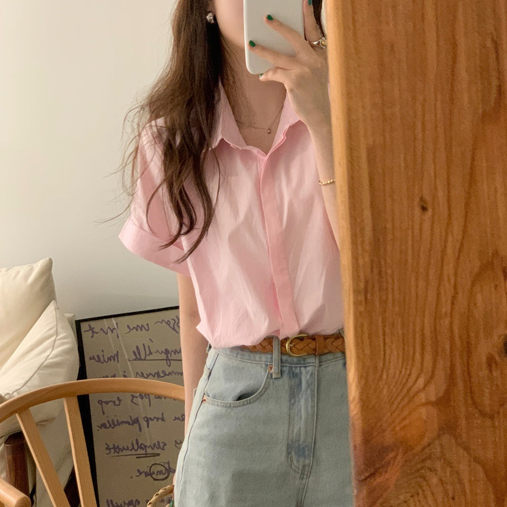 ベーシックオーバーフィットシャツ