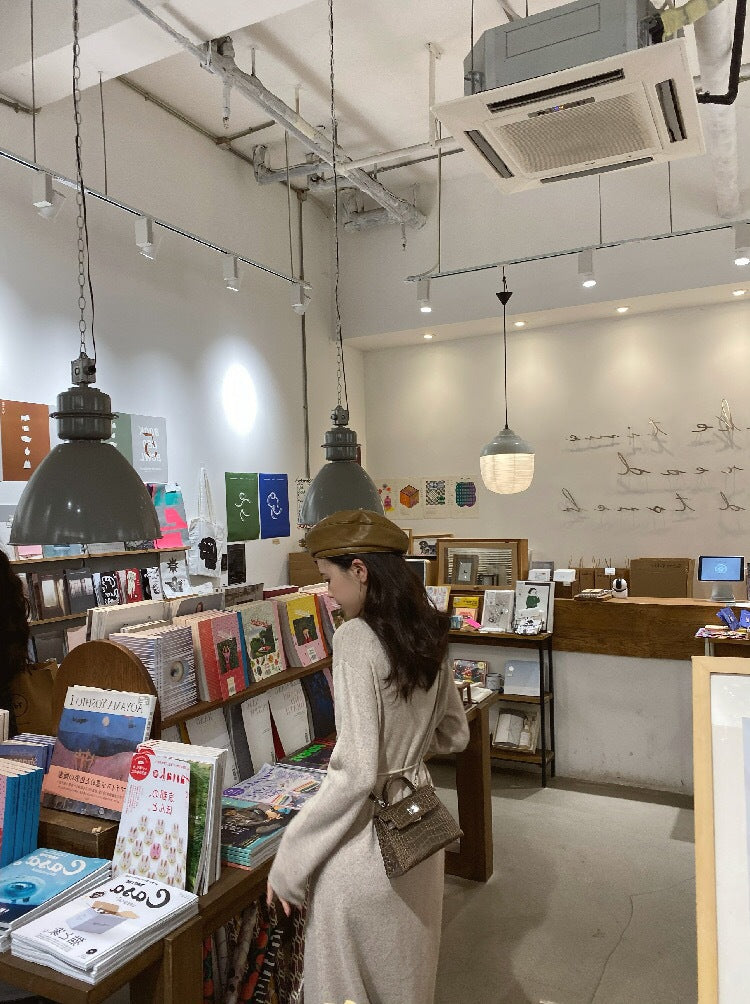 シンプルニットボタンワンピース