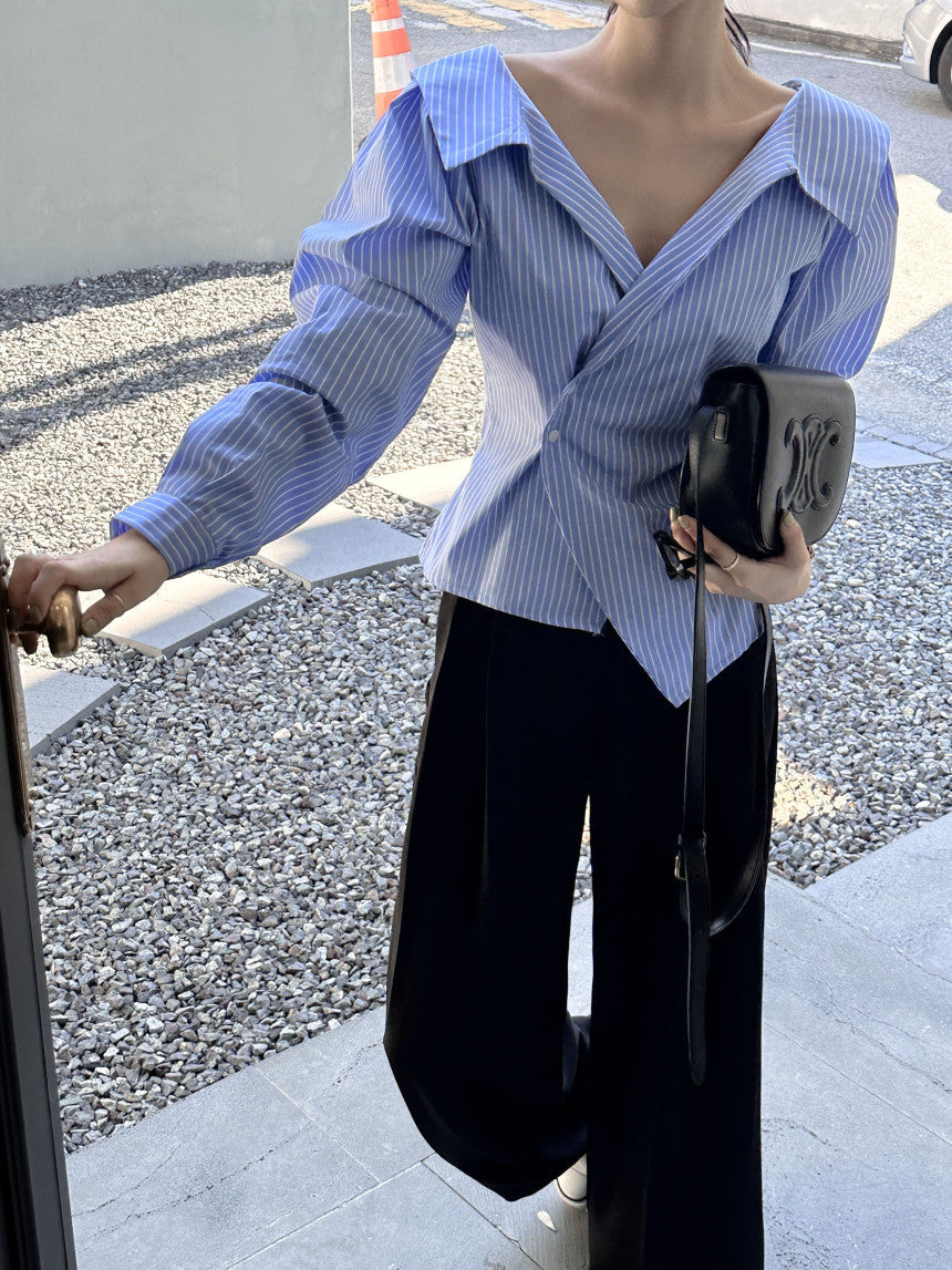 デザインシャツトップス