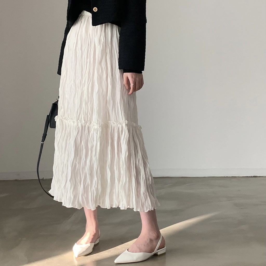 ティアードワッシャースカート