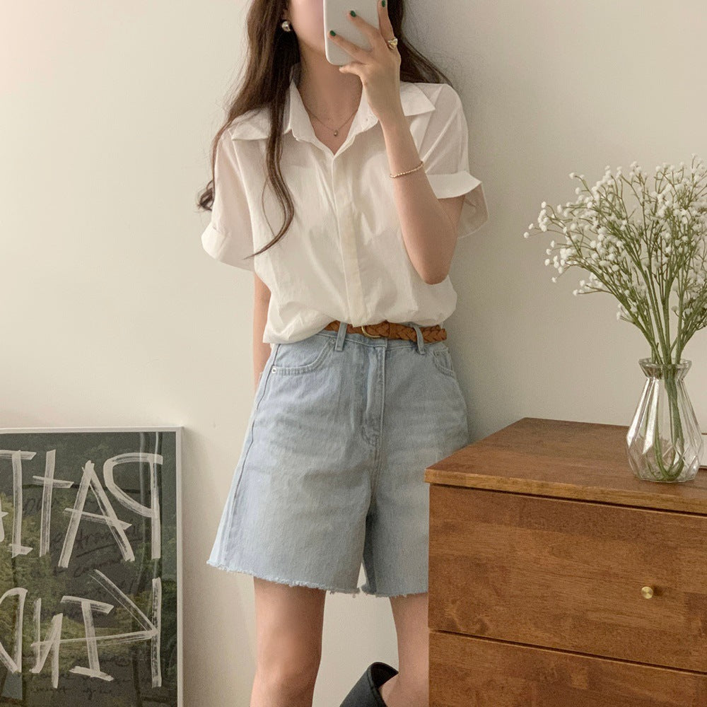 ベーシックオーバーフィットシャツ