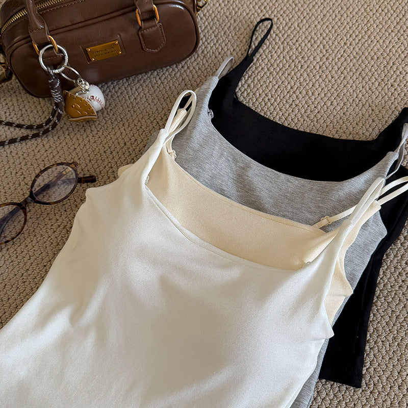 即納【新作 3/27(金)PM12:00~販売START】カップ付きキャミソール