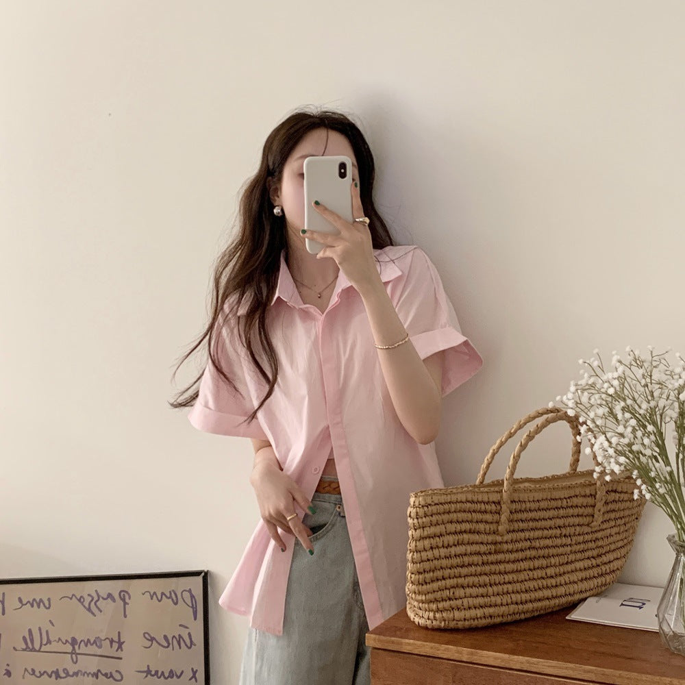 ベーシックオーバーフィットシャツ