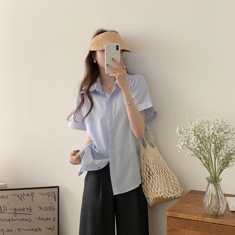 ベーシックオーバーフィットシャツ