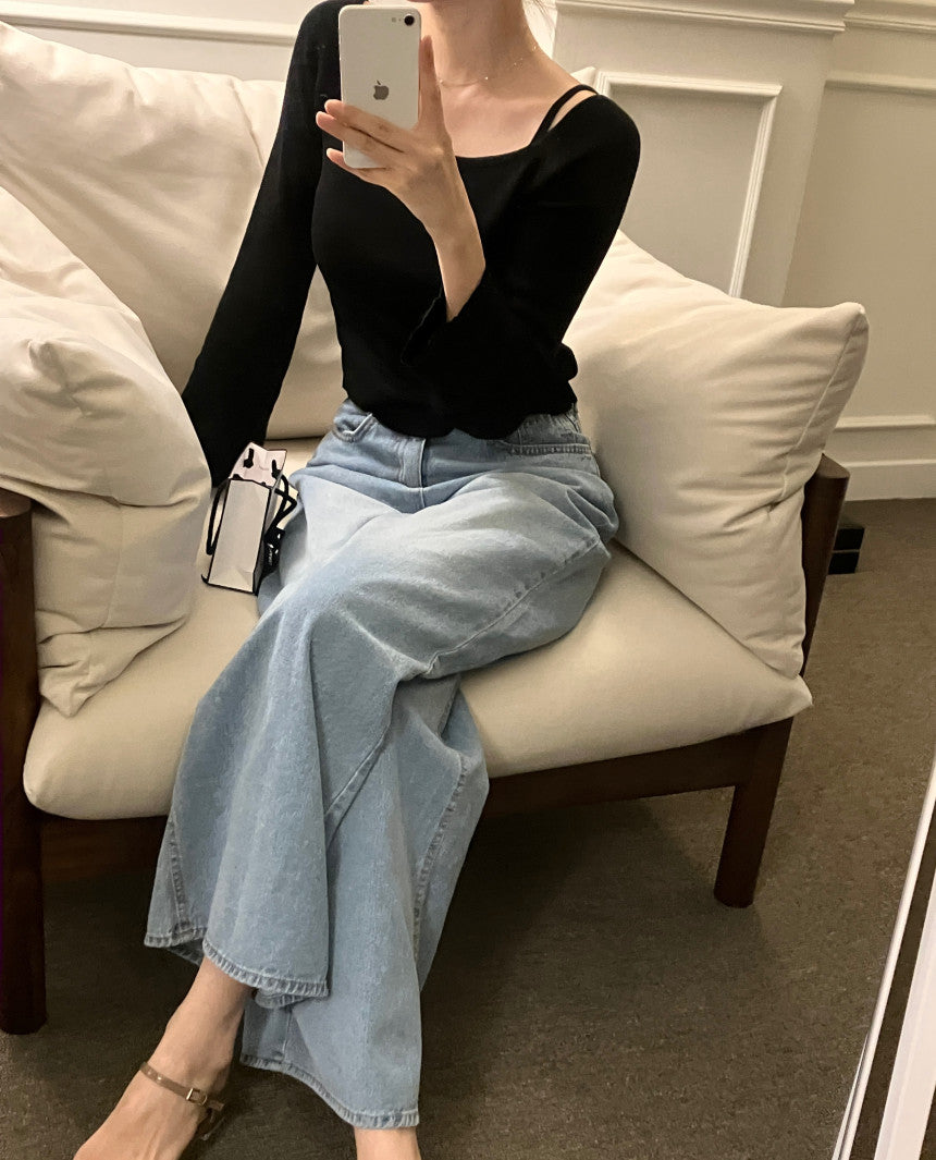 Set fair対象 | 27日(金)0:00~【即納】レイヤードオフショルダートップス