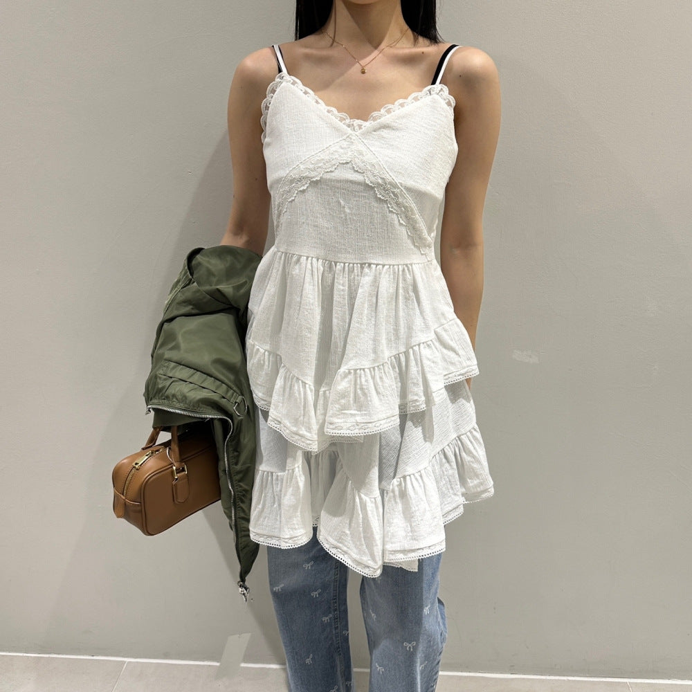 レースキャミティアードチュニック