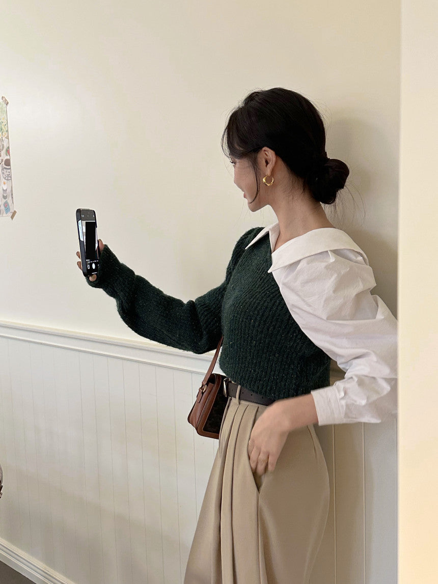 デザインシャツトップス