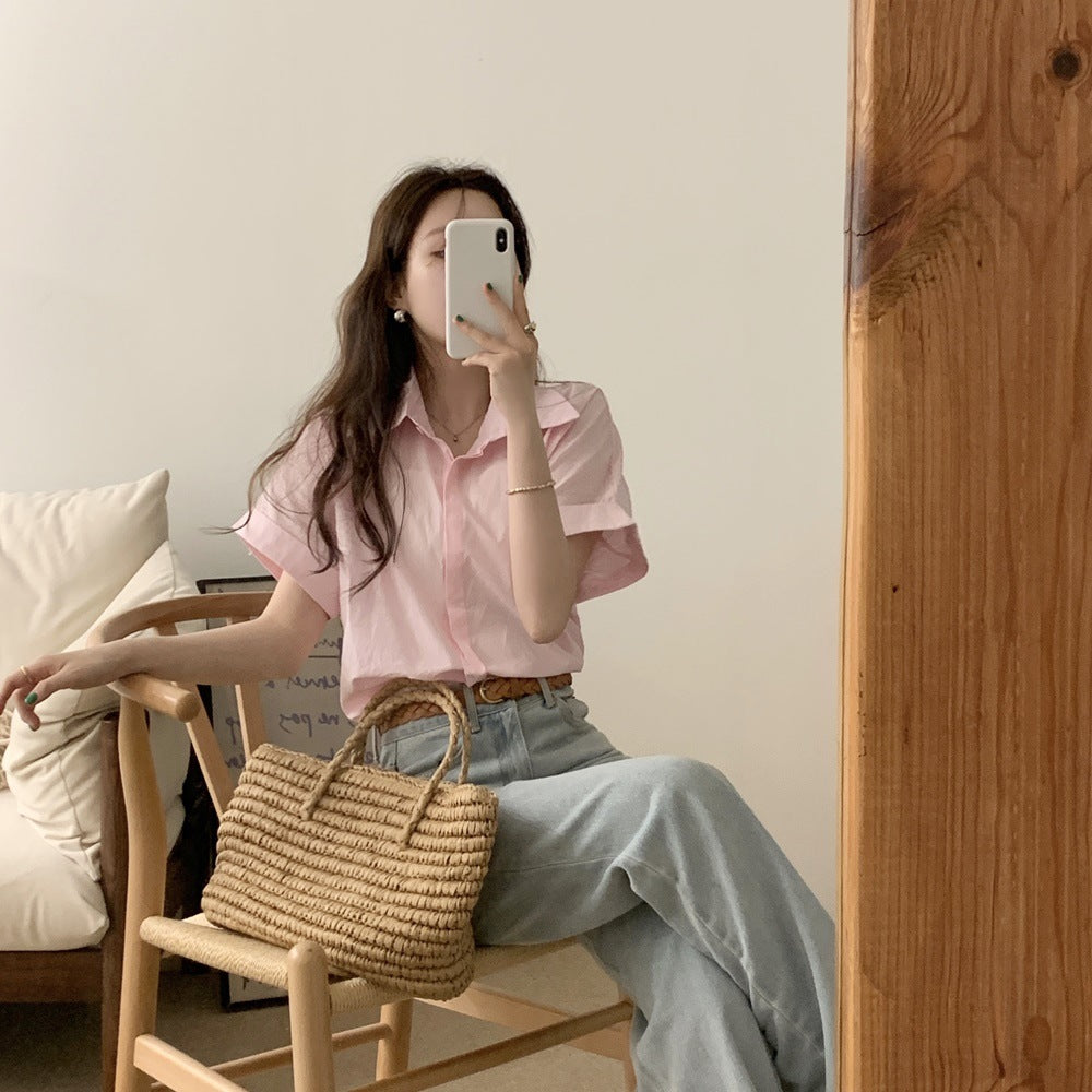 ベーシックオーバーフィットシャツ