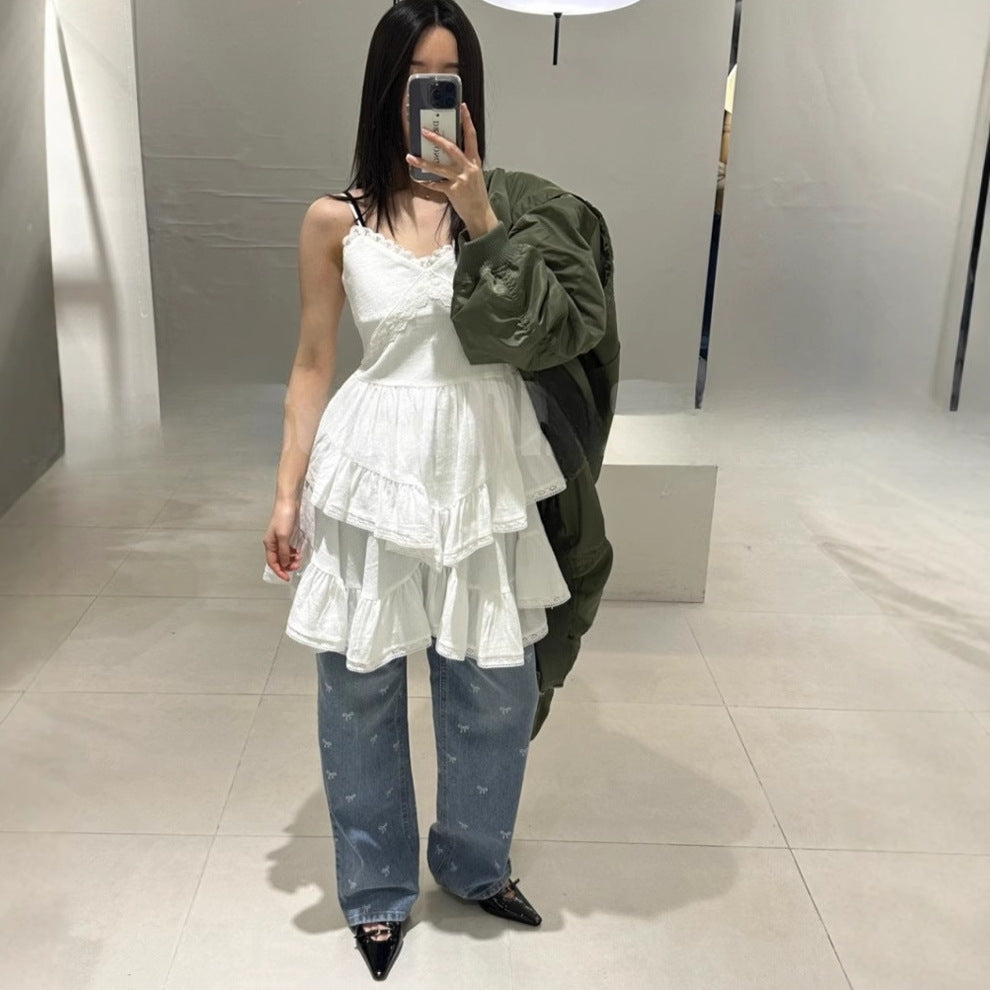 レースキャミティアードチュニック