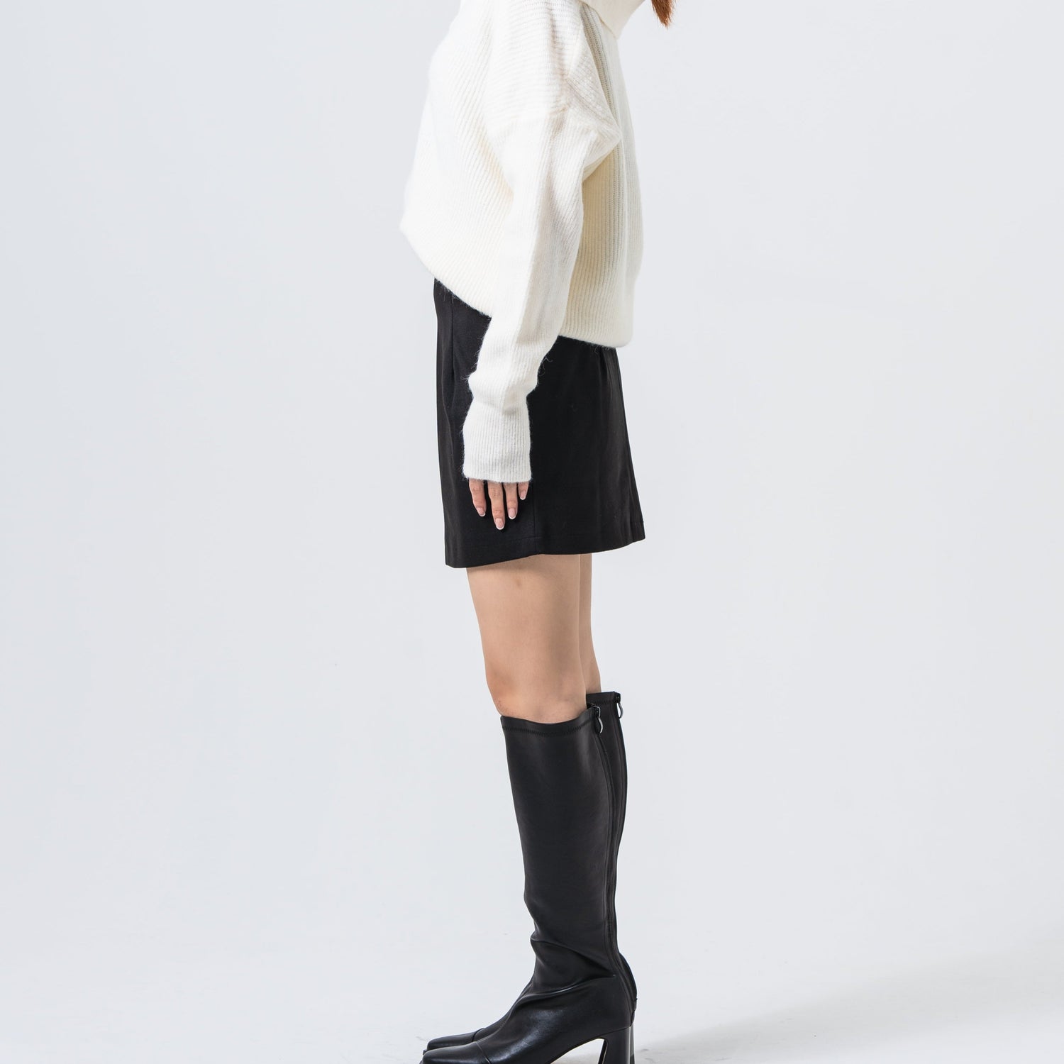 ウールミニタイトスカート