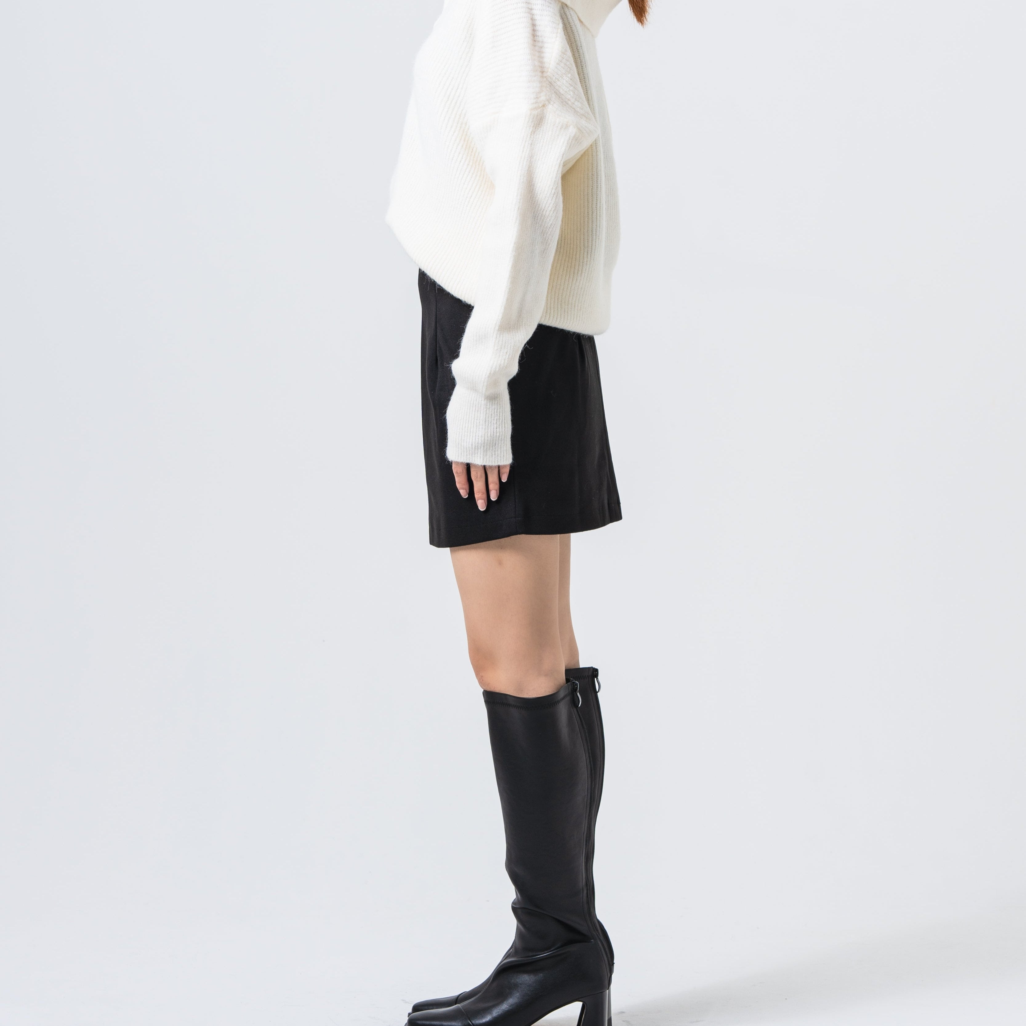 ウールミニタイトスカート