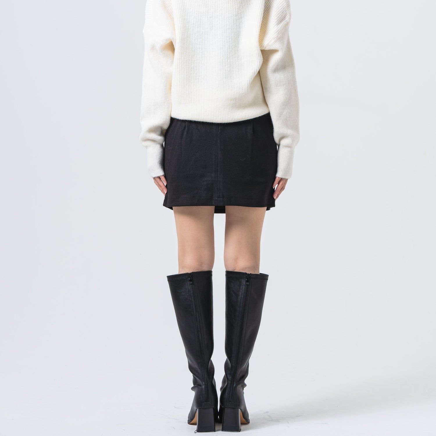 ウールミニタイトスカート
