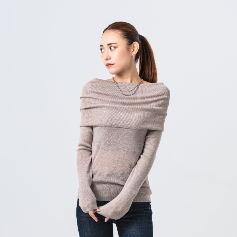 エレガントオフショルトップス